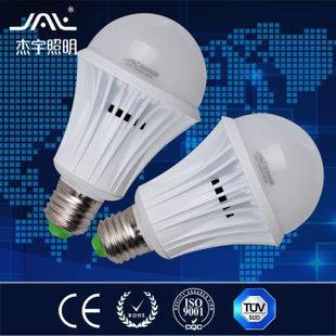 球泡燈 杰宇led燈泡廠家批發 led鋁材壓鑄球泡燈e27螺口7w節能專用燈泡圖片|球泡燈 杰宇led燈泡廠家批發 led鋁材壓鑄球泡燈e27螺口7w節能專用燈泡產品圖片由深圳市杰譽照明公司生產提供-企業庫網